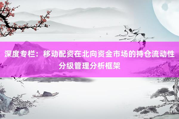深度专栏：移动配资在北向资金市场的持仓流动性分级管理分析框架
