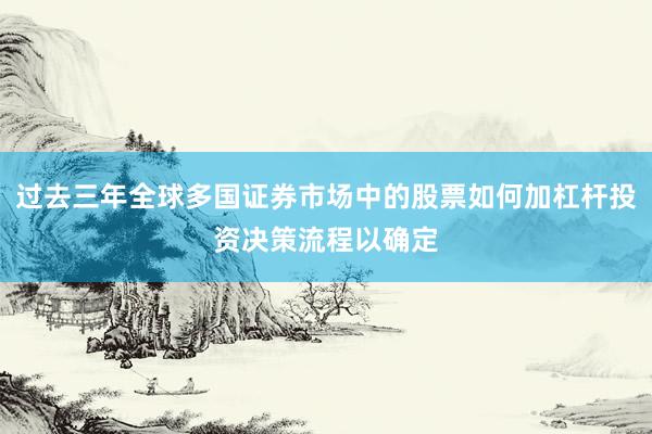 过去三年全球多国证券市场中的股票如何加杠杆投资决策流程以确定
